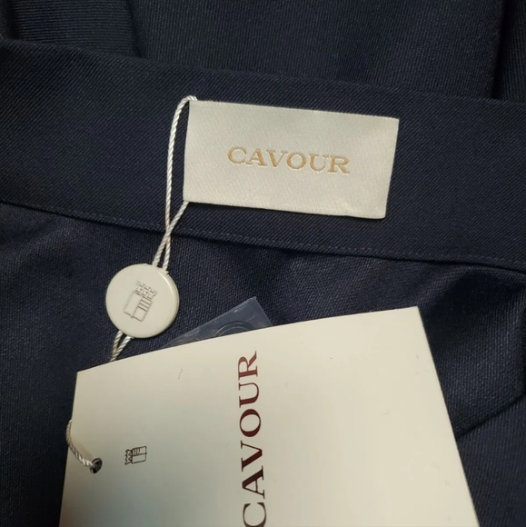 Cavour Women's Skirt 60's Navy Blue Size Small Sold Out - Picture 6 of 7